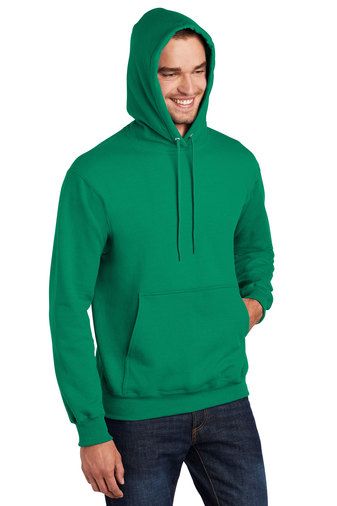 Port & Company Essential Adult Unisex 9-ounce, 50/50 Cotton Poly Fleece Pullover Hooded Sweatshirt